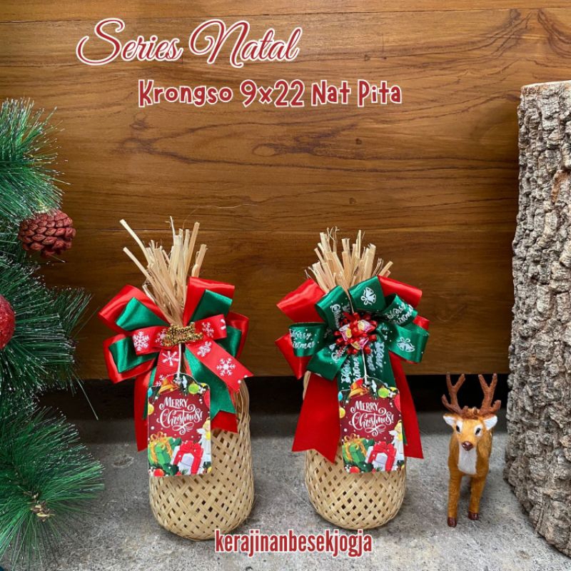 SERIES CHRISTMAS | KRONGSO 9X22 NATURAL PITA FREE KARTU UCAPAN | krongso natural krongso jogja krong