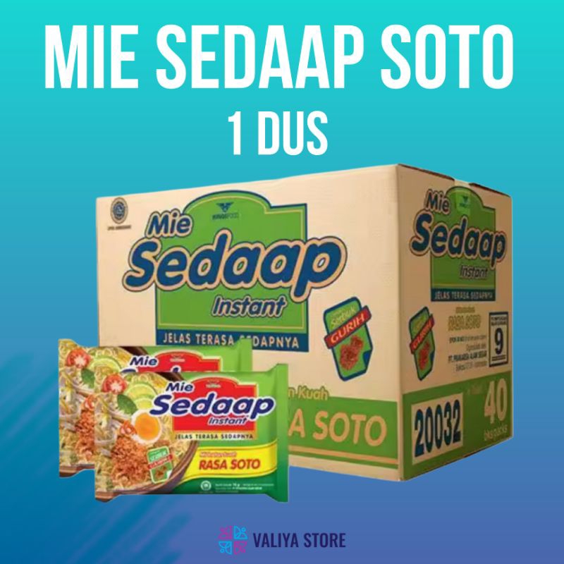 

MIE SEDAAP SOTO 1 DUS ISI 40 pcs MURAH PROMO