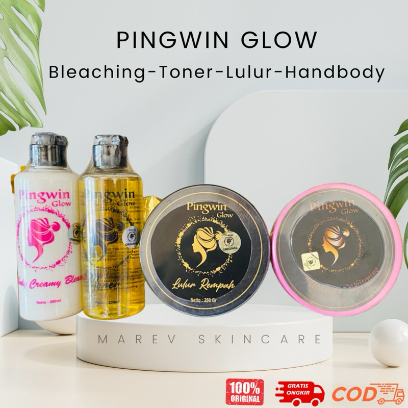HANDBODY PINGWIN -TONER - BLEACHING - LULUR - HB PINGUIN GLOW BOSTER