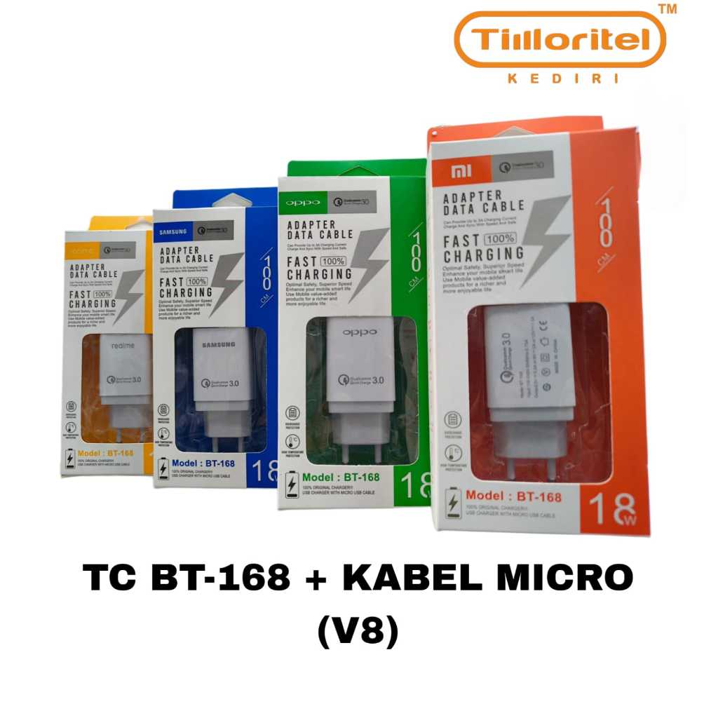 PROMO CHARGER BT-168 + KABEL  WHITE FAST
