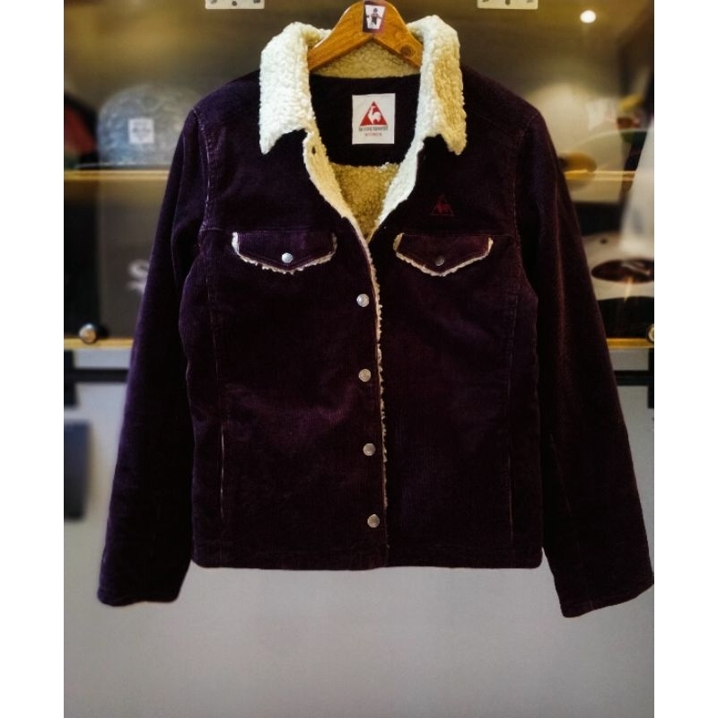 Le Coq Sportif Corduroy Sherpa Jacket
