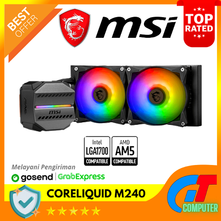 MSI CORELIQUID ARGB - CPU Cooler Liquid Fan