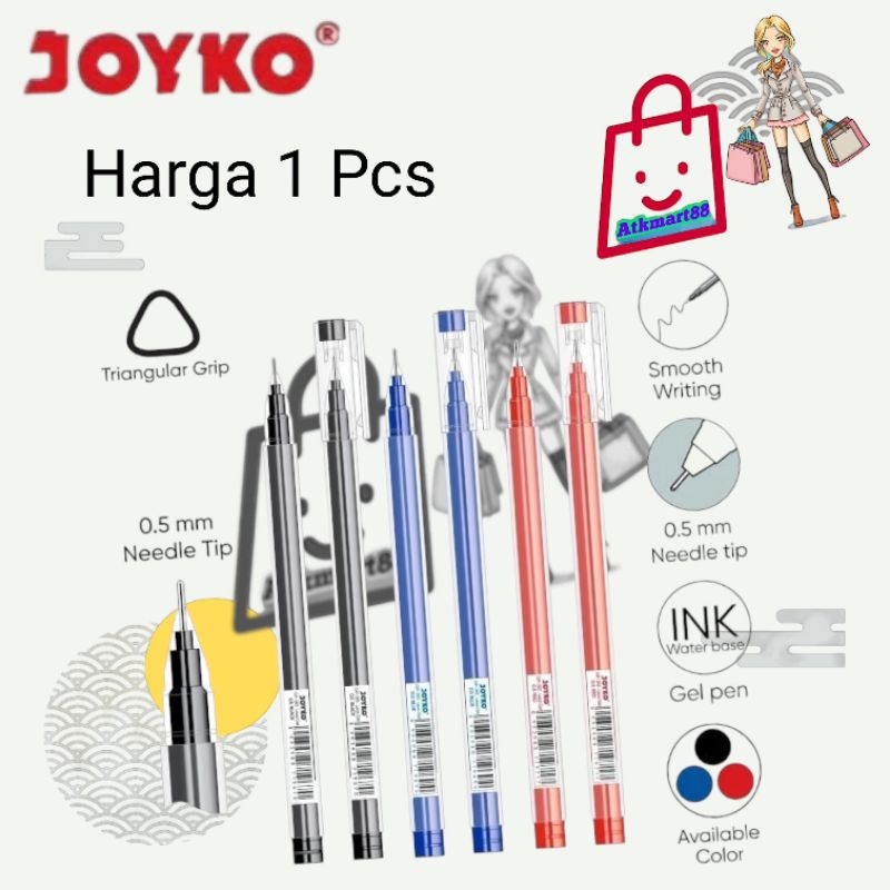 

( Per Pcs ) Pulpen Pena Joyko GP-393 Leos