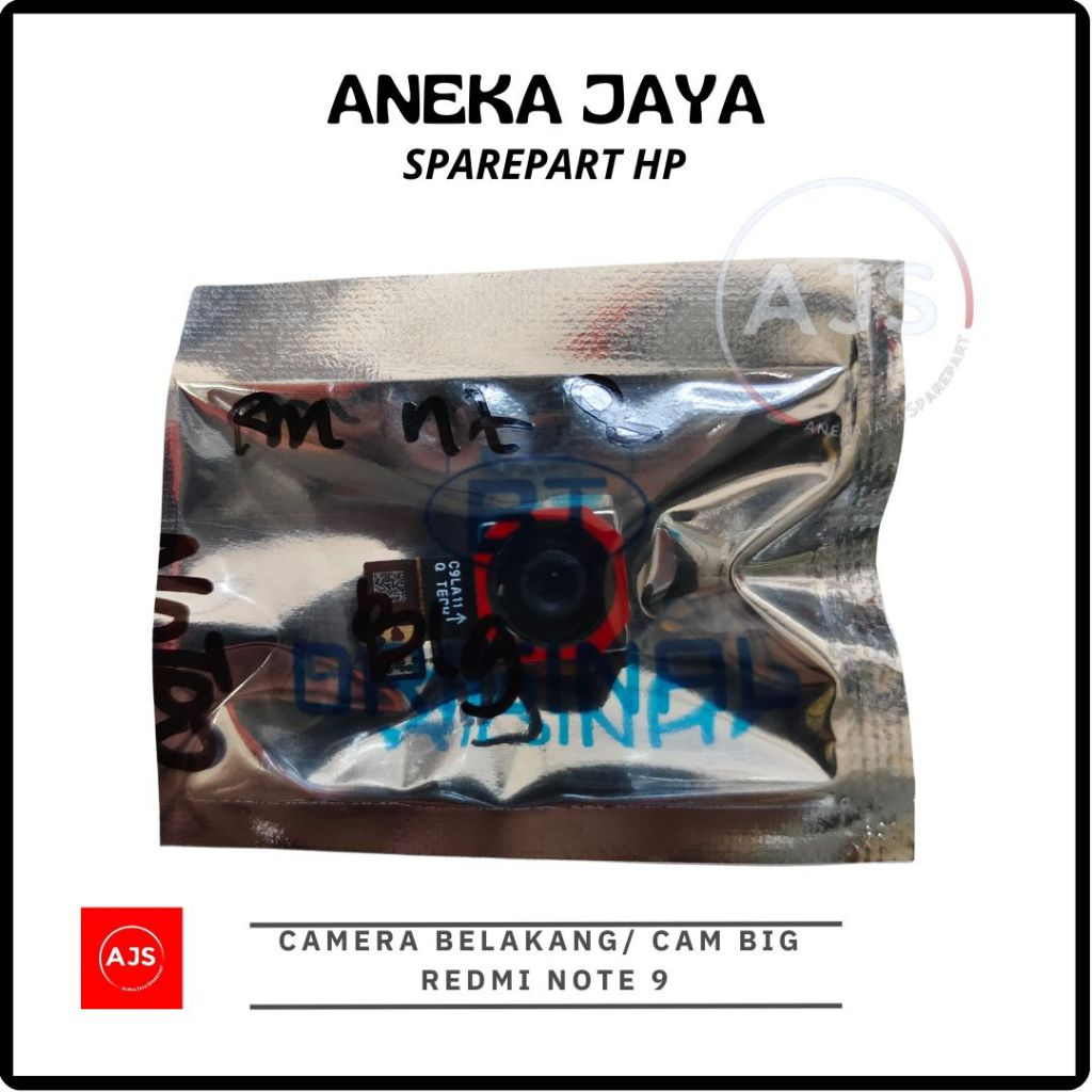 KAMERA BELAKANG / DEPAN / FRONT BIG / FRONT SMALL REDMI NOTE 9 / XIAOMI REDMI NOTE 9