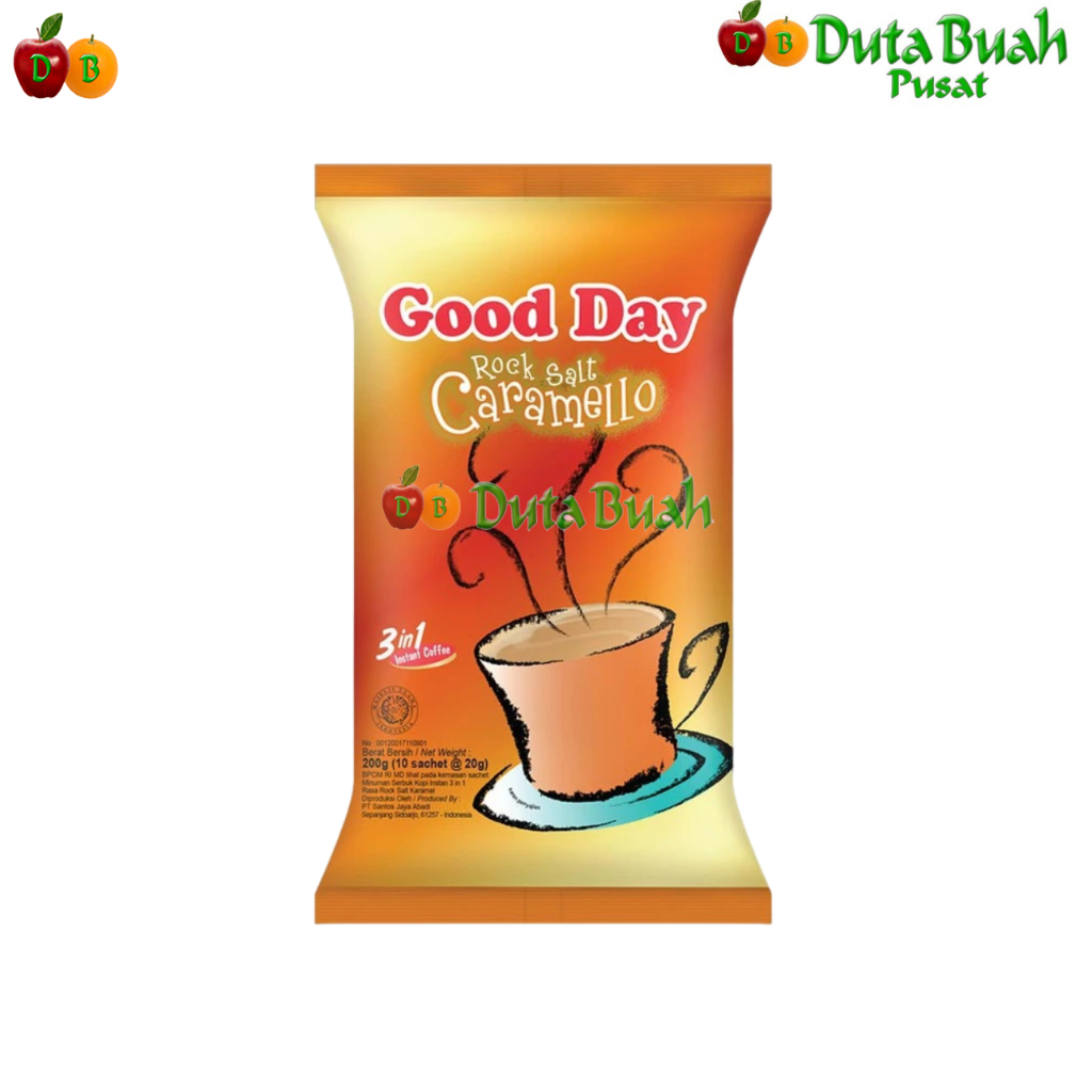 

DUTA BUAH GOOD DAY ROCK SALT CARAMELLO 10X20G