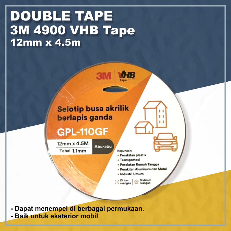 

Double Tape Foam 3M VHB 12mm x 4.5M original