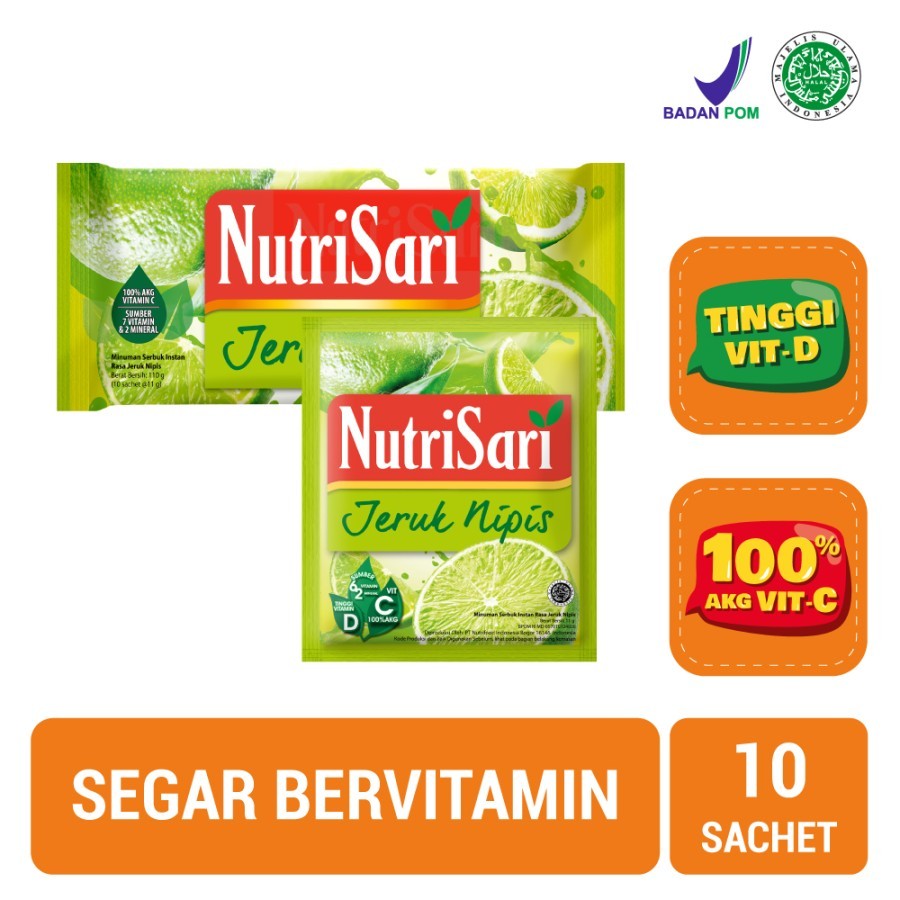 

NutriSari Jeruk Nipis isi 10 Sachet