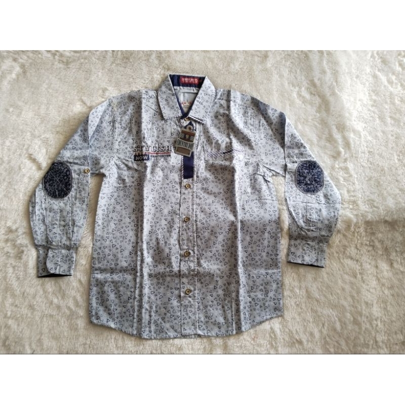 Kemeja lengan panjang anak cowok COUNTRY DOY Ori Size 12 untuk umur 8-10 tahun