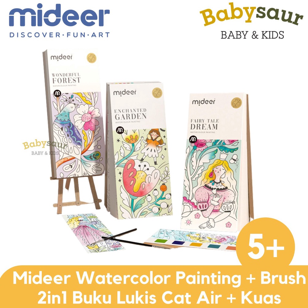 

KODE E58Y Mideer Waterlor Painting Book Magic Water Painting Book Color Colour Waterlour Buku Lukis Buku Warna Cat Air Mainan Mewarnai Anak Perempuan Usia Umur 5 6 7 8 9 1 Tahun
