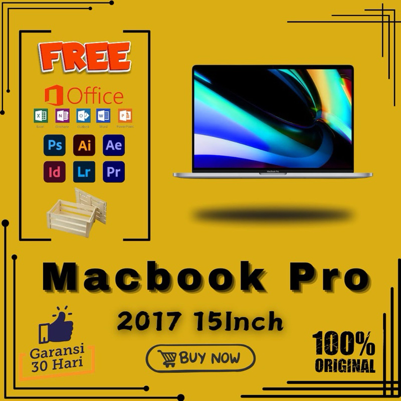 Macbook Pro Retina 2017 15Inch Second Original