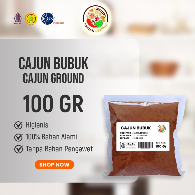 

Cajun Seasoning (Kemasan 100 Gram)