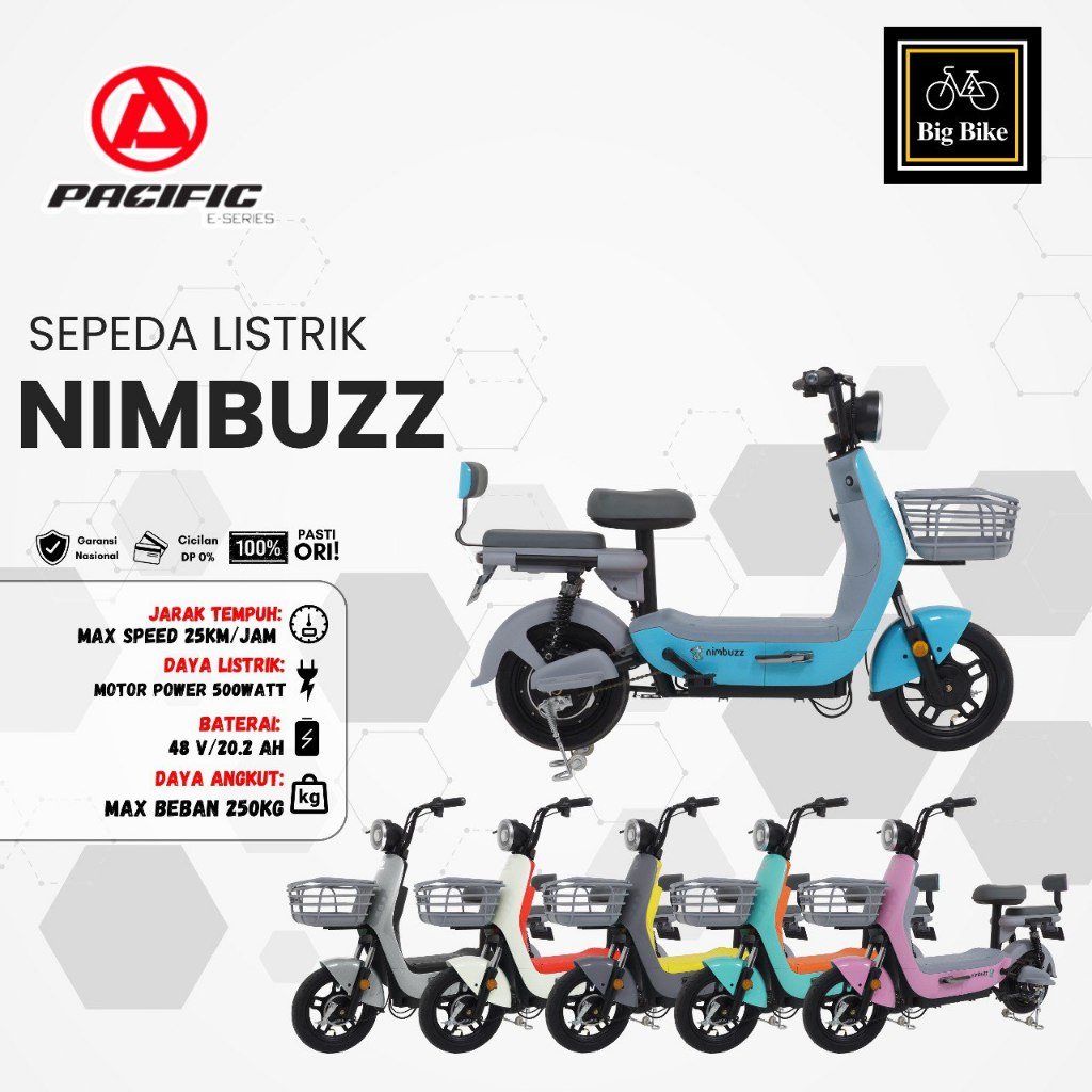 SEPEDA LISTRIK NIMBUZZ NIMBUSS PACIFIC EXOTIC