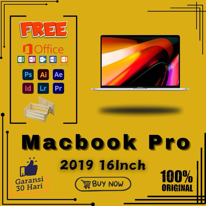 Macbook Pro 2019 16Inch Second Original