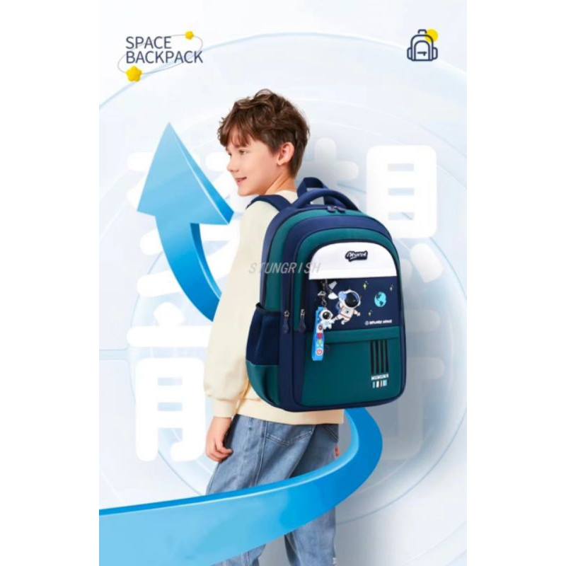 TOKO MANDAY - TAS RANSEL ANAK SEKOLAH ASTRONOT ALIEN/TAS RANSEL ANAK LAKI-LAKI/TAS RANSEL ANAK KARAK