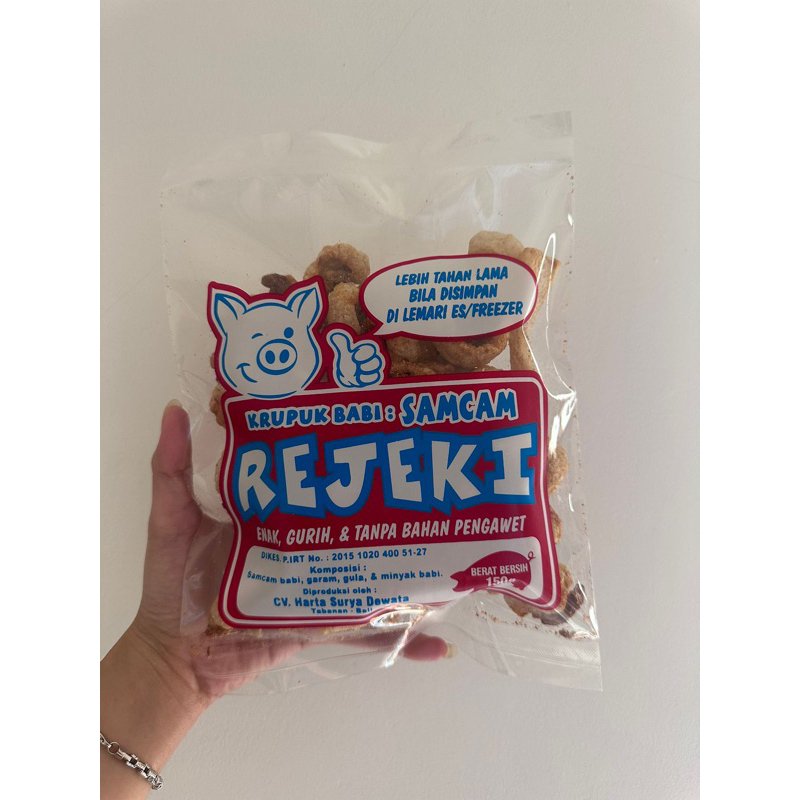 

Kerupuk Babi Rejeki Samcam | Oleh2 khas Bali | 70gr 150gr