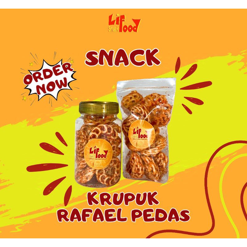 

Kerupuk Seblak Rafael - 70 gram, 1/4 gram - Rasakan Nikmatnya - lifood_id