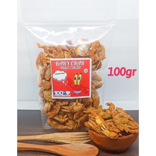 

ORDER SAJA GAN BABY CRAB KRISPY 1gr KEPITING KRIUK KRISPY HALAL CAMILAN SEHAT HALAL SNACK SEAFOOD CRAB KRIPS