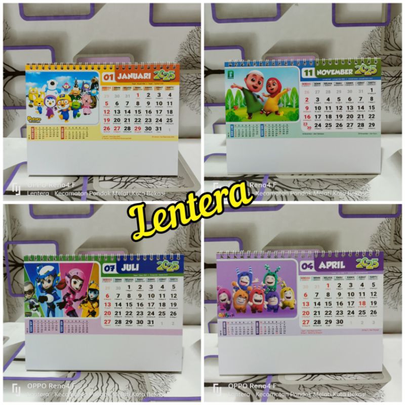 

Kalender Meja Kartun 2025