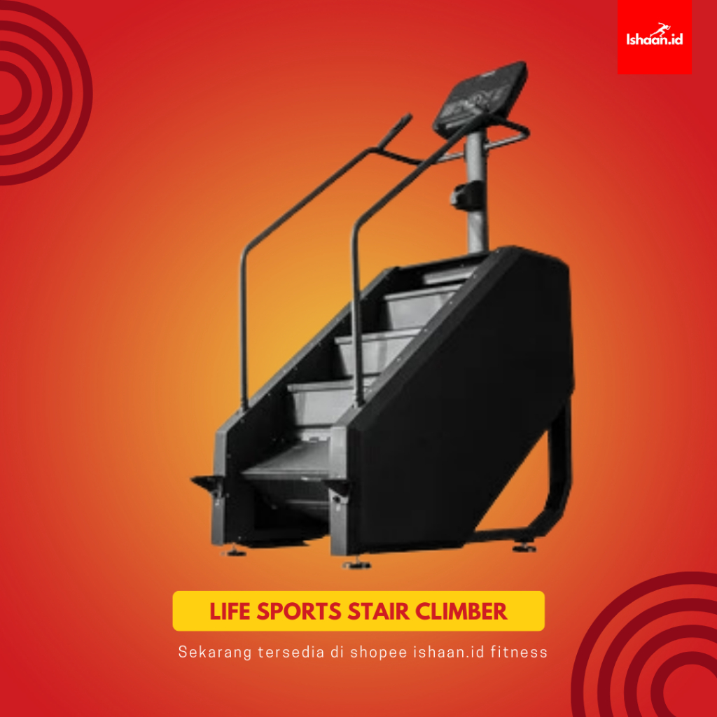 life sports stair climber komersial fitness latihan kaki (FITNESS IMPORT)