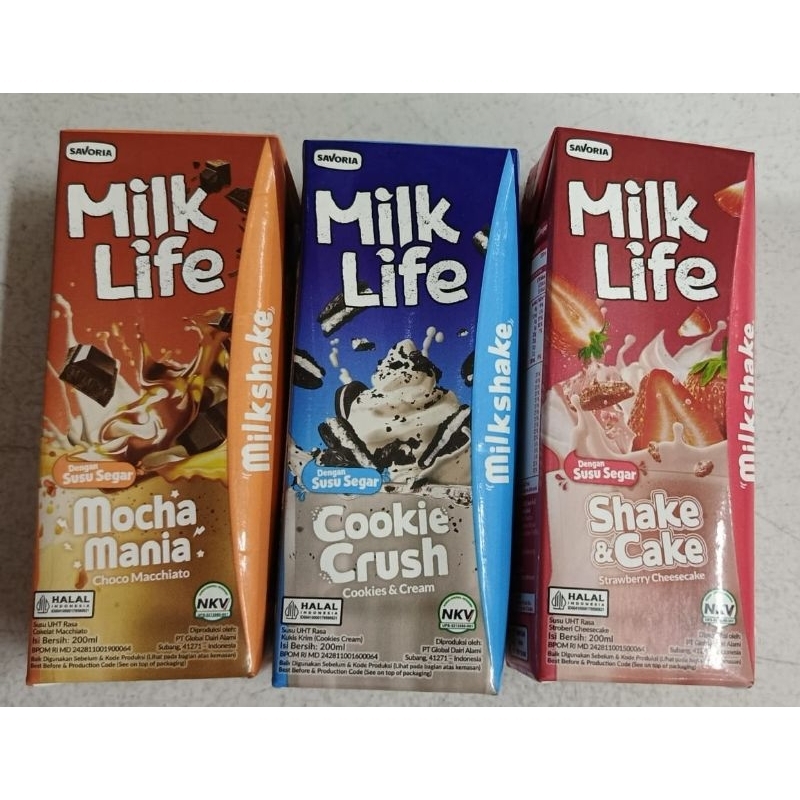 

Milklife UHT Milkshake 200ml - Tetrapack