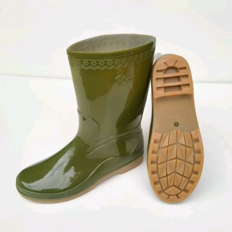 KODE R63R Sepatu boots Yumeida YM 2 Hijau