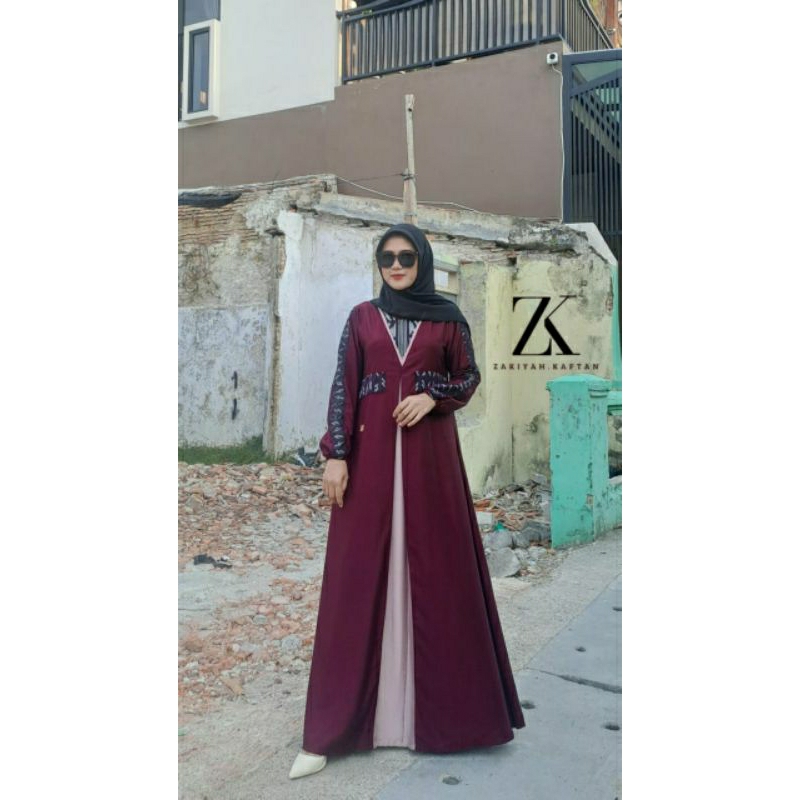 READYSTOK DRESS ZAKIYAH.KAFTAN//ZK//DRESS BY ZAKIYAH.KAFTAN//ZAKIYAH KAFTAN//