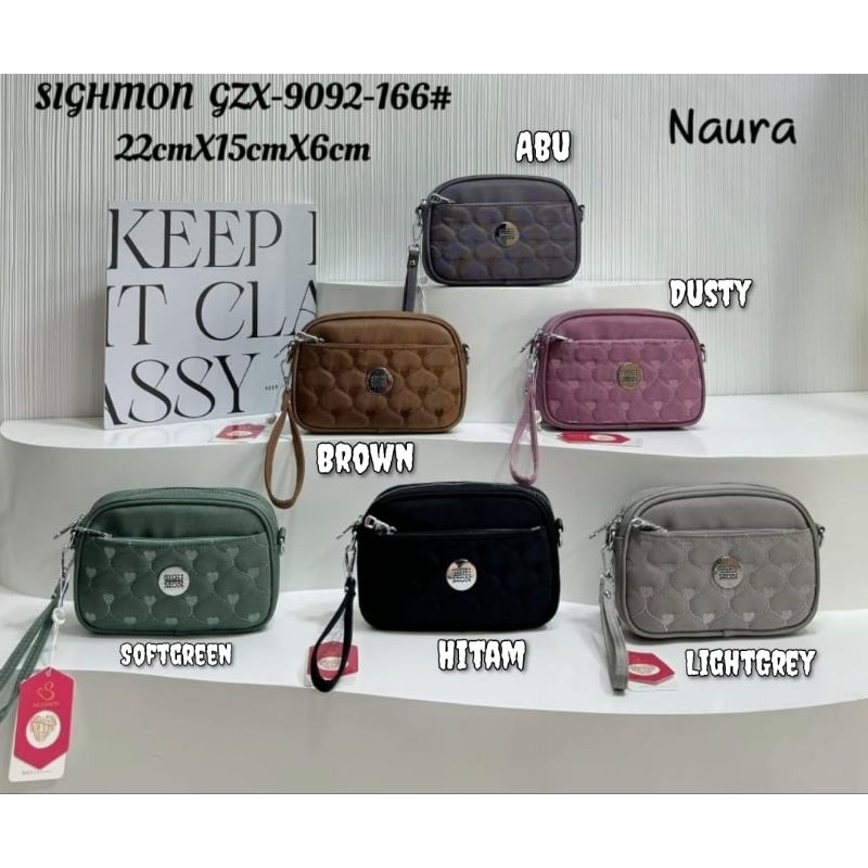 Pouch/Tas Selempang ORI SIGHMON SGH9092 2Sleting 2Tali