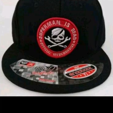 TOPI SUPERMAN IS DEAD FULL BORDIR BERKUALITAS ORIGINAL