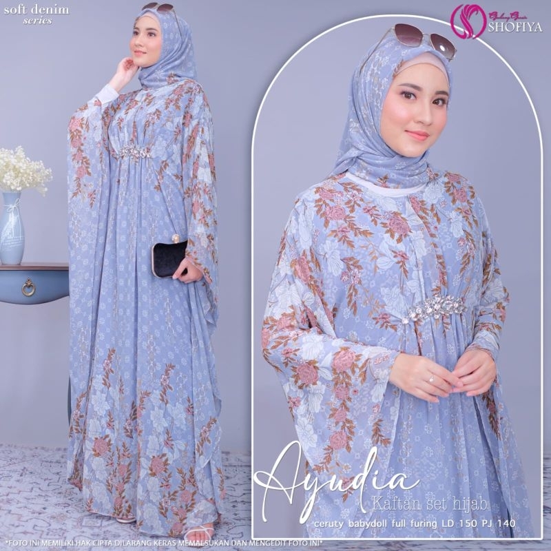 Gamis Ayudia kaitan set jilbab