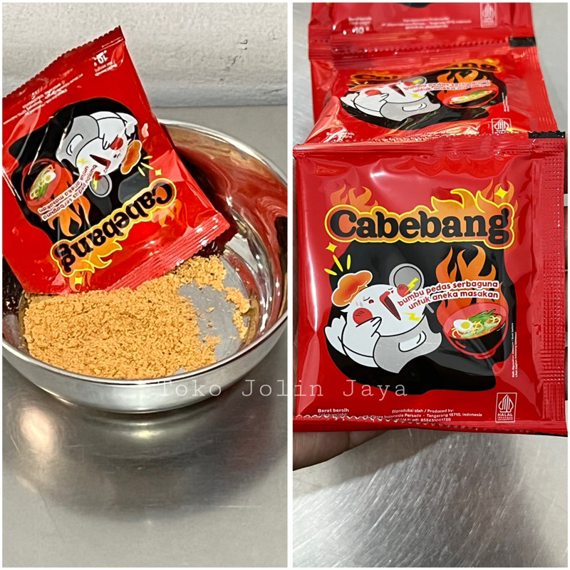 

1 sachet 10g Cabebang bumbu cabe bubuk utk aneka makanan