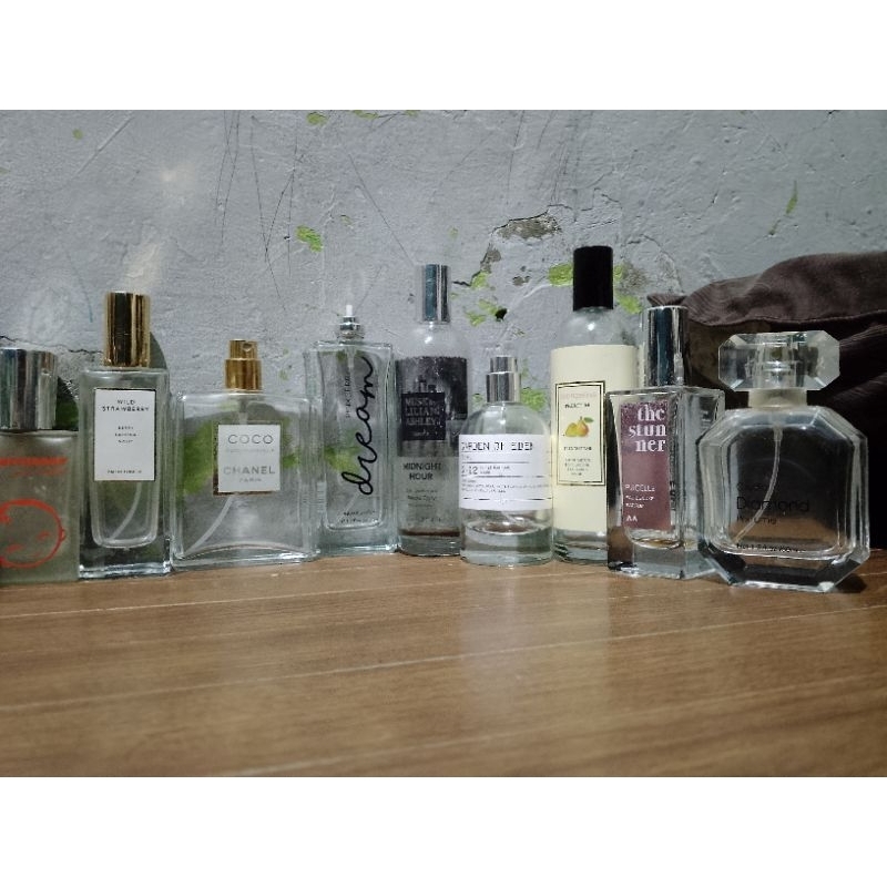 botol parfum second