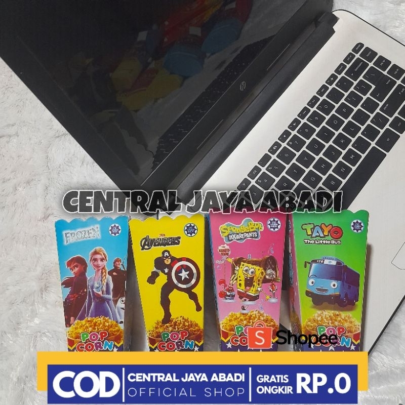 

200 LEMBAR KERTAS POPCORN PRODUK TERBARU | BOX KEMASAN POPCORN BERKUALITAS | KARDUS KEMASAN POPCORN IVORI PUTIH MURAH | DUS POPCORN DUPLEK PUTIH MURAH | KOTAK POPCORN LAMINASI FOIL | TOKO POPCORN OFFICIAL | CENTRAL JAYA ABADI | ARINA SHIVA GROUP 04