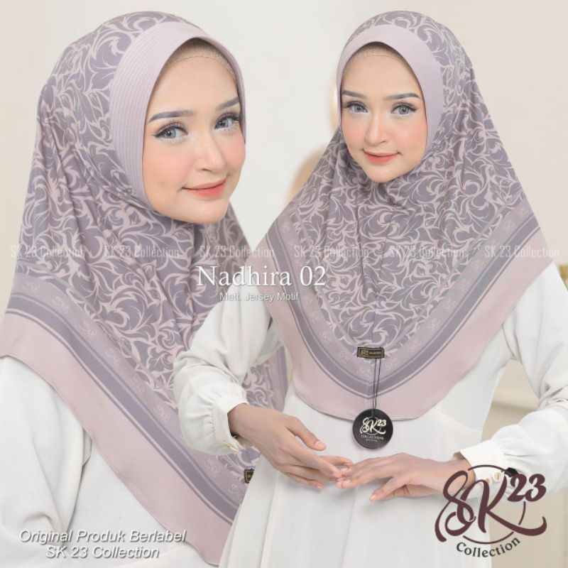 Jilbab Instant SK23 Motif Terbaru