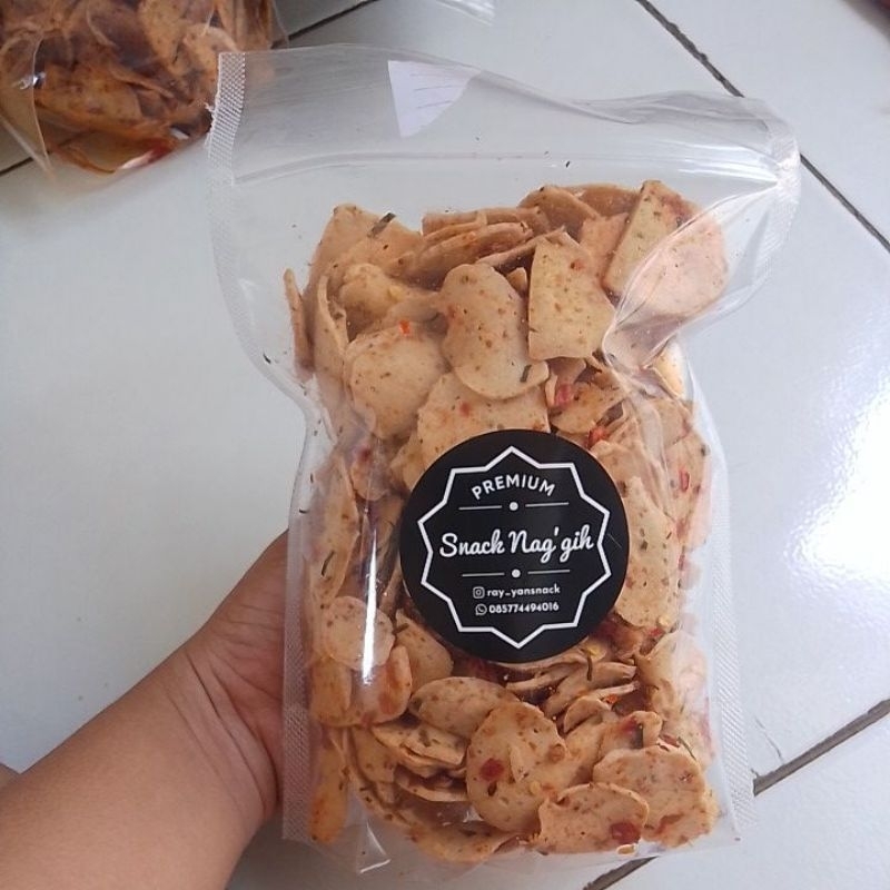 

basreng original dan pedas daun jeruk 100 gram