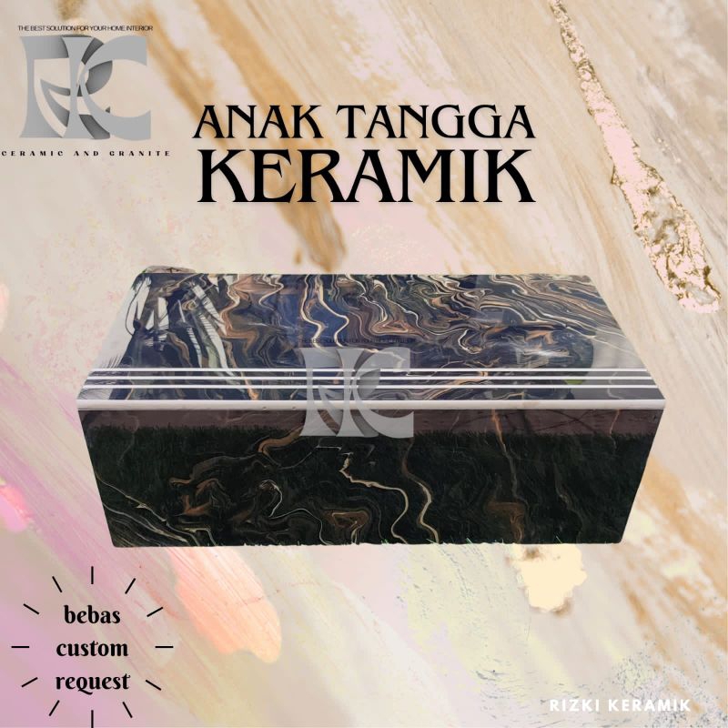 Granit anak tangga 30x60 20x60 / 30x70 20x70 Palma gold