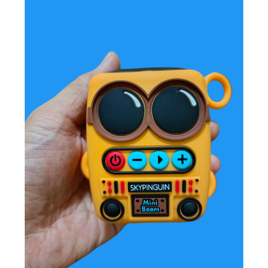 Speaker Murottal Robot Minion Bluetooth Mainan Edukasi Belajar Mengaji Belajar Sholat Sholawat Azan 