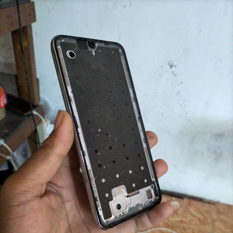 frame bazel + backdoor redmi note 8 original copotan