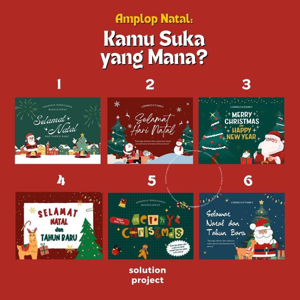 AMPLOP NATAL CUSTOM
