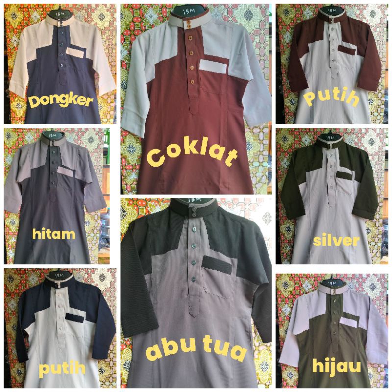 Jubah Anak Saudi Kombinasi (Jubah Anak niagara)