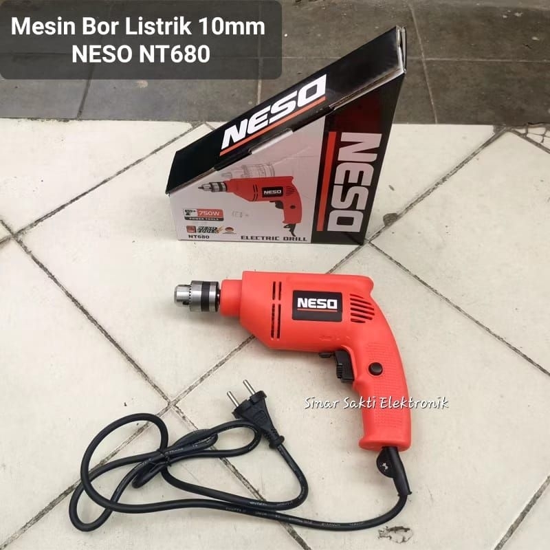 Mesin Bor Listrik Impact Drill Electric Drill 10mm Bor Tangan Listrik Murah Malang