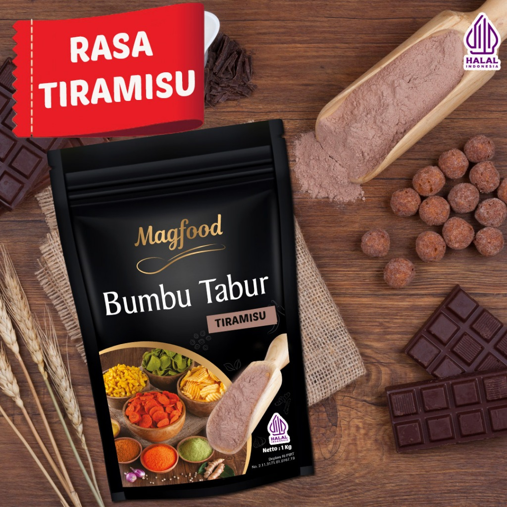 

Magfood Bumbu Tabur Tiramisu 500 Gram