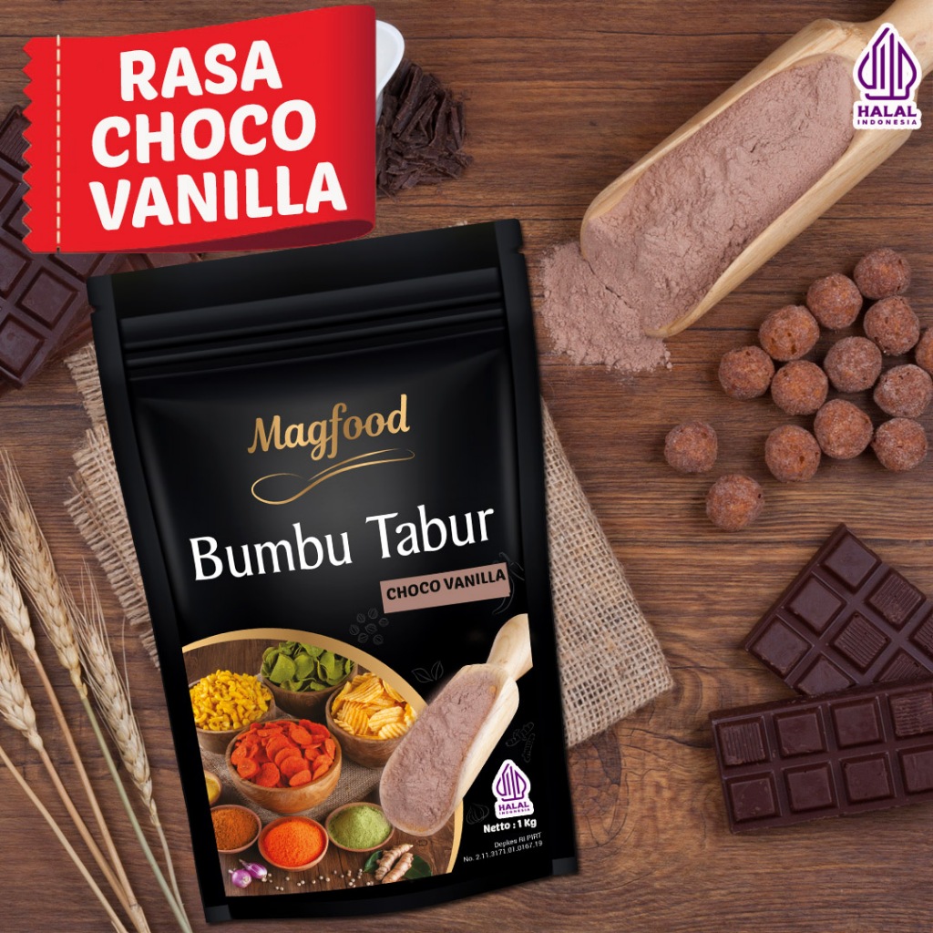 

Magfood Bumbu Tabur Choco Vanilla 1 Kg