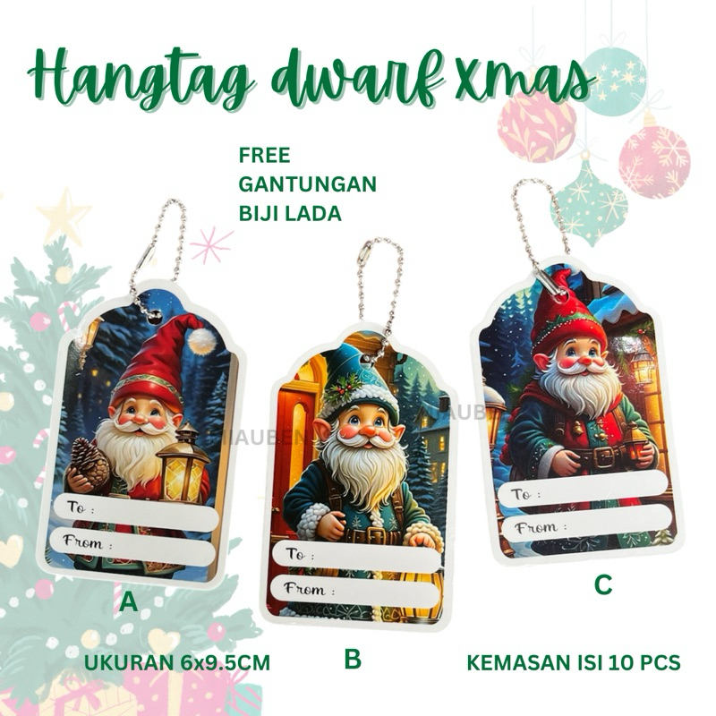 

hangtag edisi natal isi 10pcs