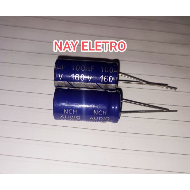 ELCO 100UF 160V (1BH) KAPASITOR ELCO CAPASITOR ELCO KUALITAS BAGUS