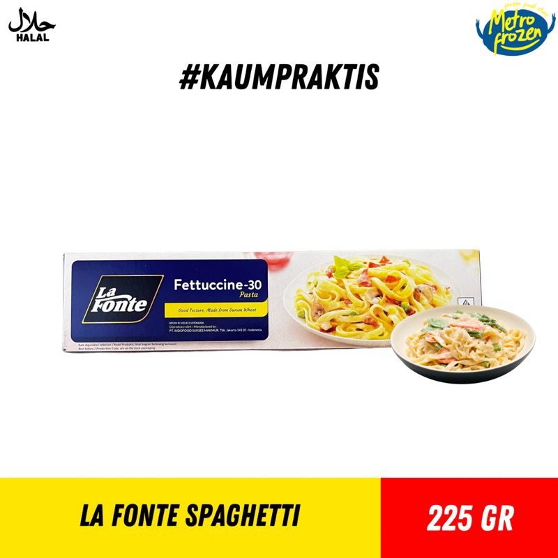 

LA FONTE Pasta Spaghetti & Fettucine 225gr