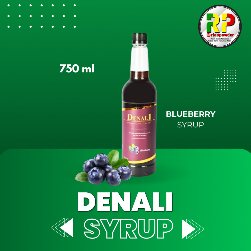 

Denali Syrup Blueberry 750ml