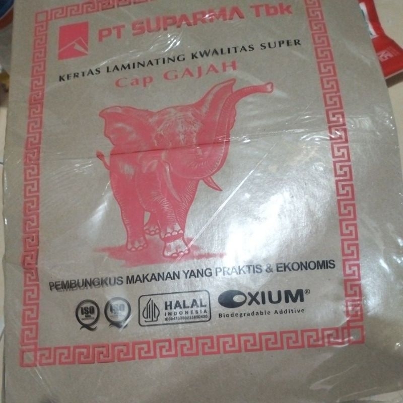 Kertas Nasi Cap Gajah Merah