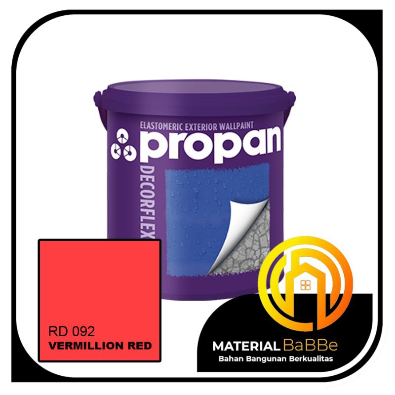 Propan Decorflex RD 092 Vermillion Red 2,5 Liter | Cat Dinding Luar