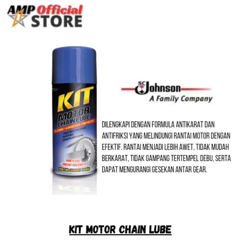 KIT Motor Chain Lube Protects Pelumas Rantai Motor Anti Karat Anti Friksi