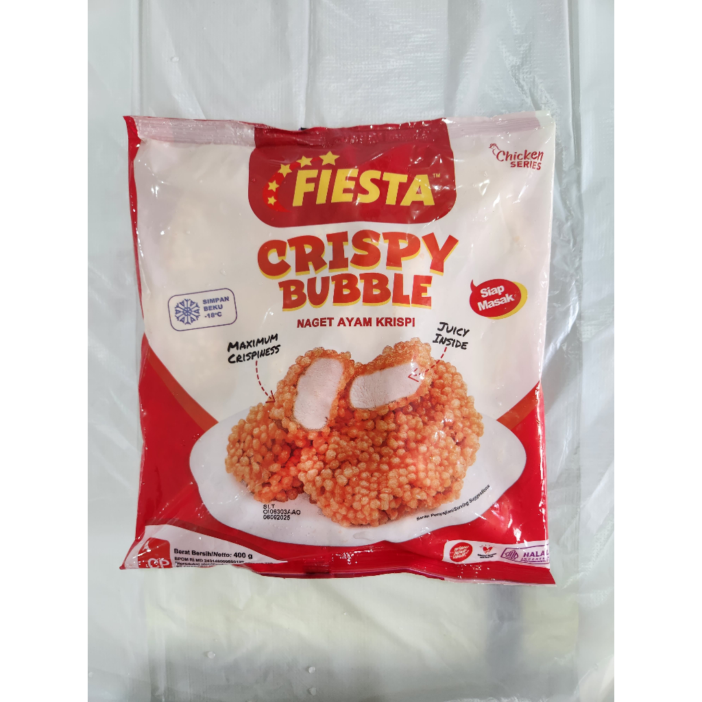 

FIESTA NUGGET CRISPY BUBBLE 400gr